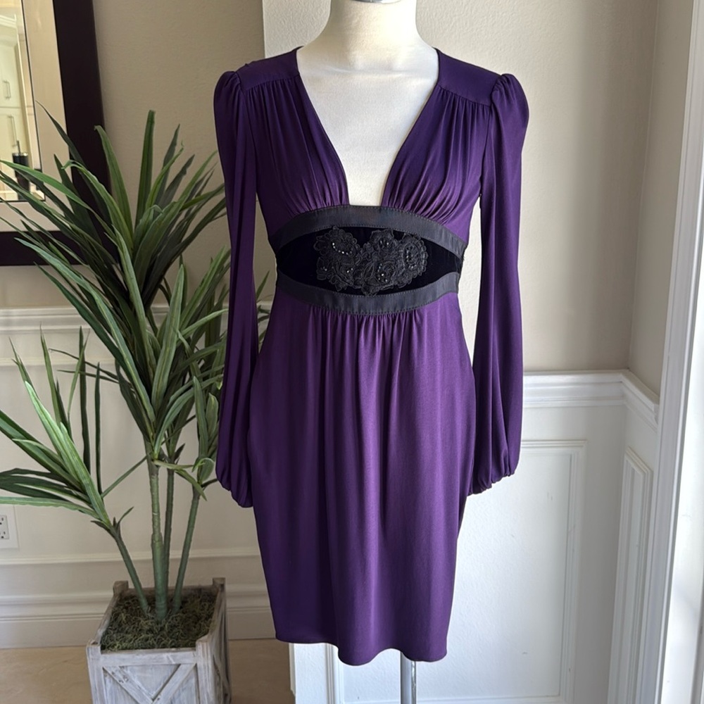 Sexy Ingwa Melero Juna Purple Mini Dress Size S Small